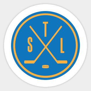 STL Hockey Blue Sticker